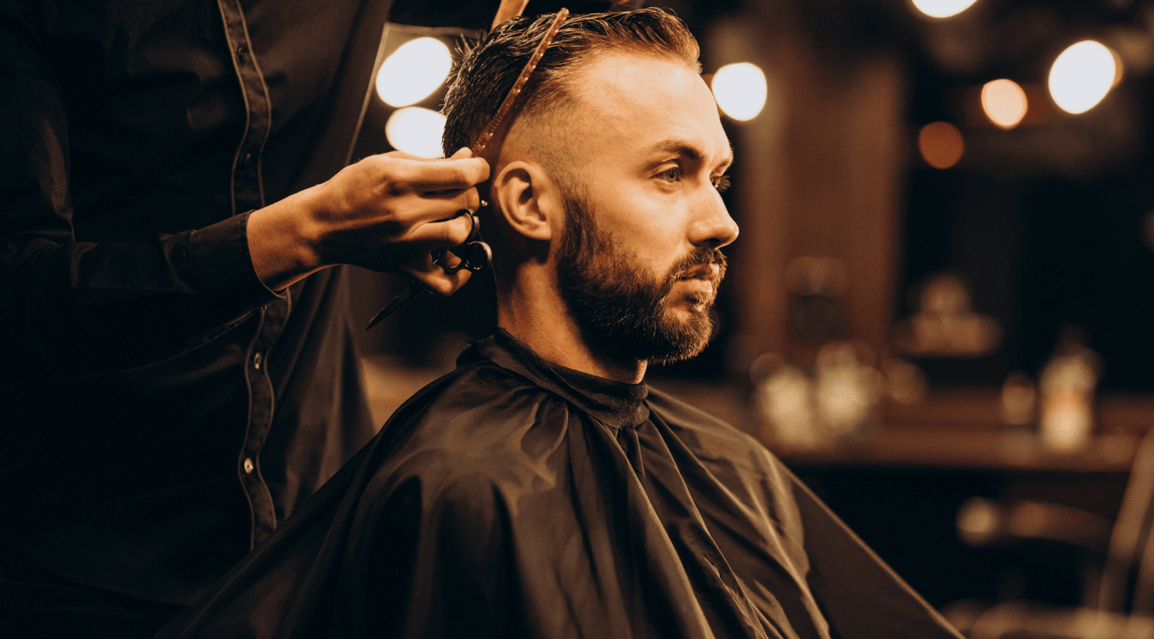 Don Manera Barbershop Interior